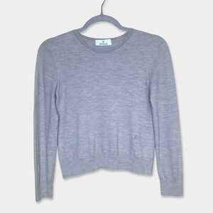 ROLEX Vintage Promotional Sweater Size S Beige Wool Embroidered Crown GUC